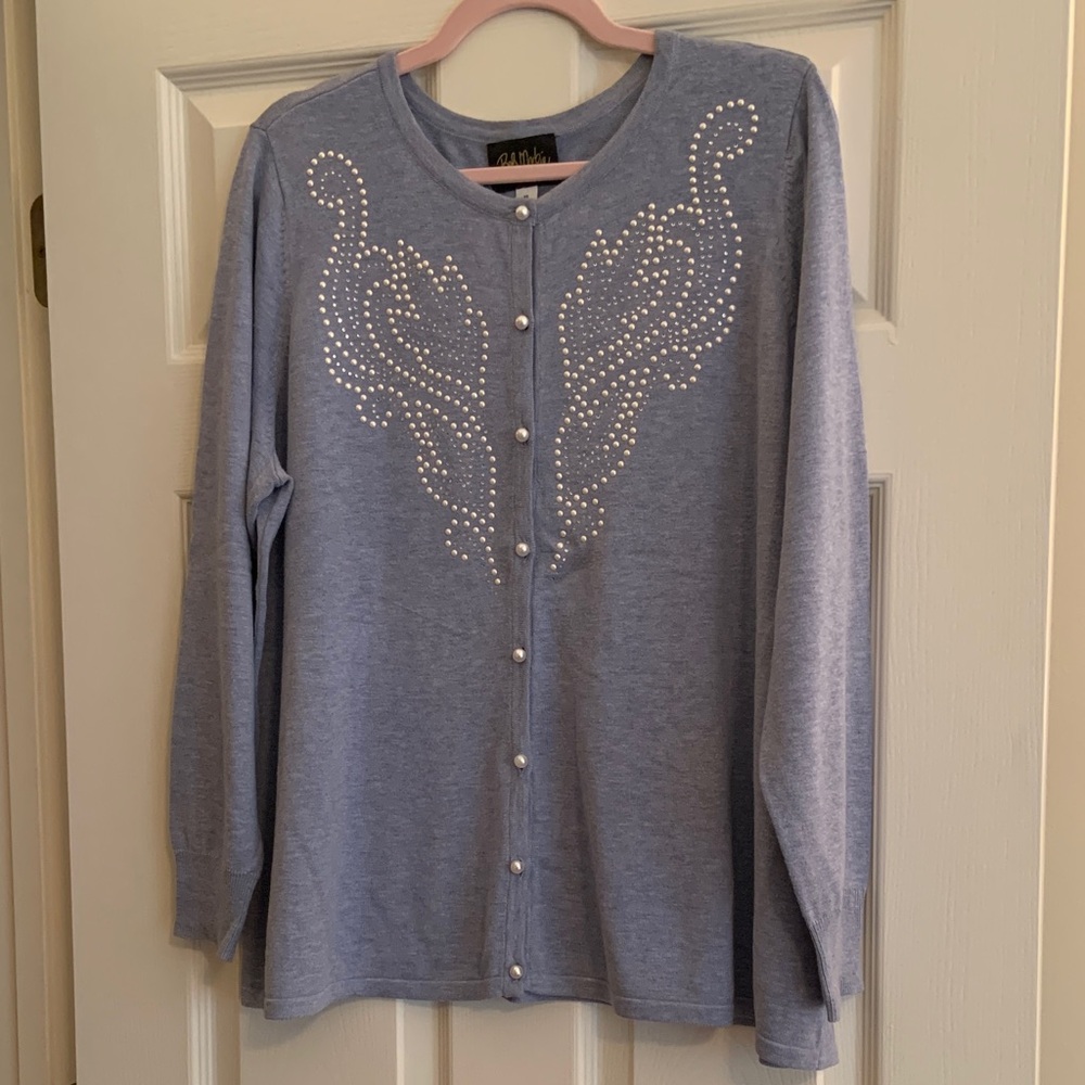 Bob Mackie Light Blue Wearable Art